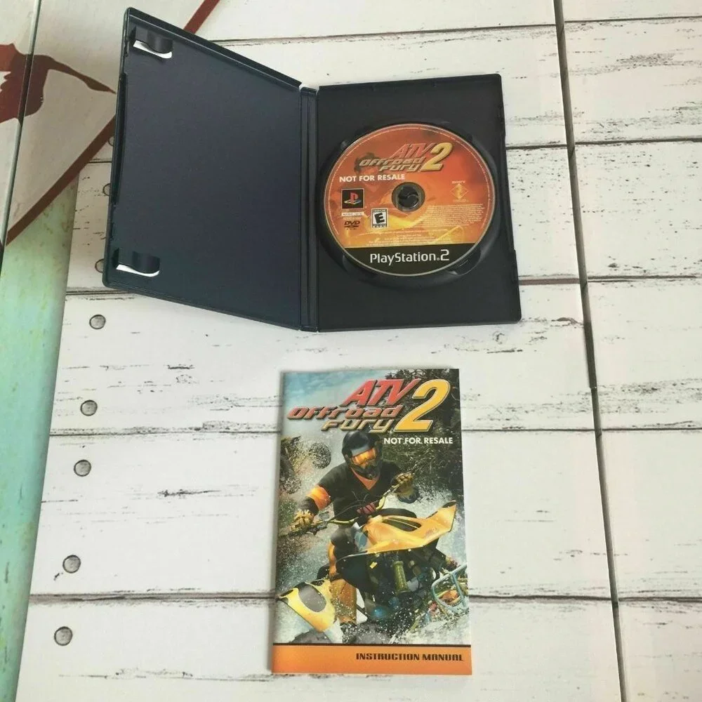 ATV Offroad Fury 2 Sony PlayStation 2 PS2 Video Game Tested And Works